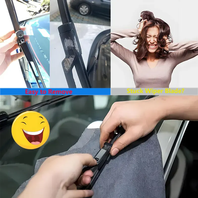 고정 된 앞 유리 와이퍼 어댑터를 제거하는 방법