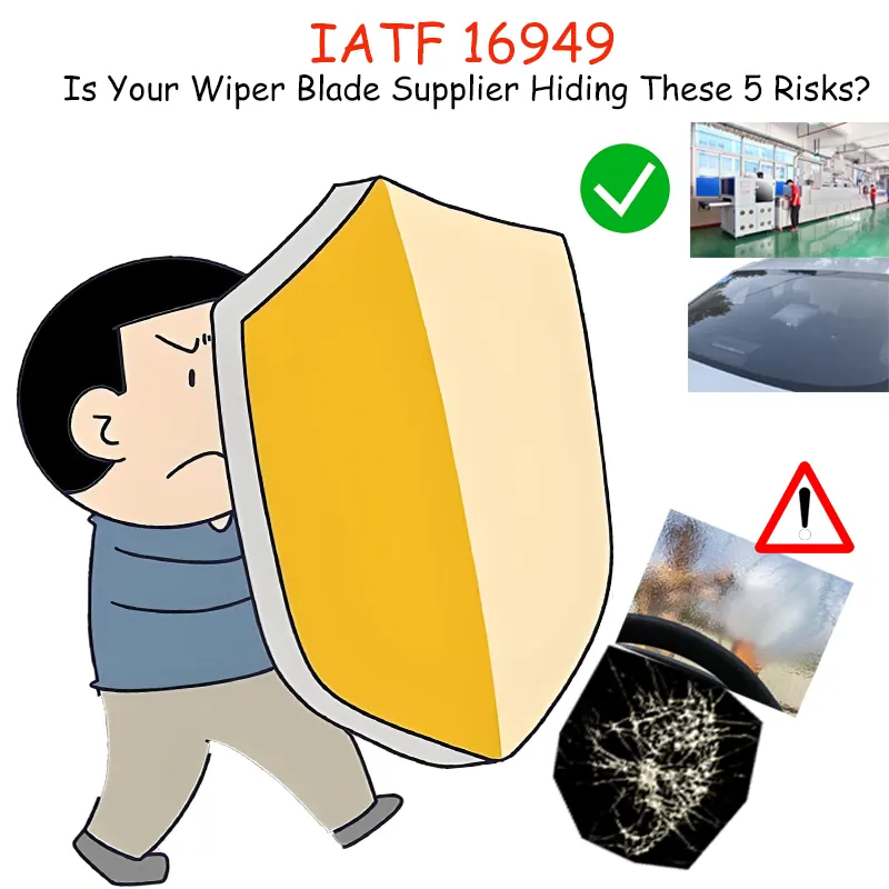 IATF 16949: 귀하의 와이퍼 블레이드 공급업체가 이러한 5가지 위험을 숨기고 있습니까?